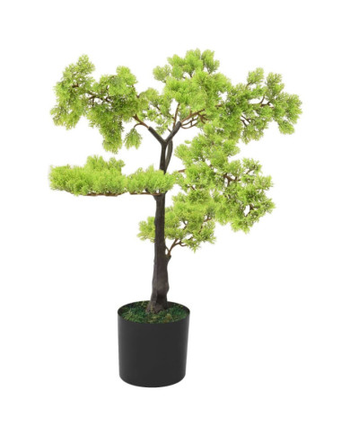 Bonsaï de cyprès artificiel avec pot 60 cm Vert | Mobilier & Déco