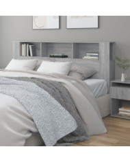 Armoire de tête de lit Sonoma gris 200x18,5x104,5 cm | Mobilier & Déco