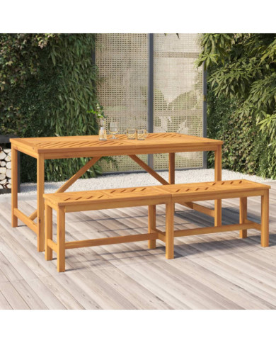 Banc de jardin 150 cm bois massif d'acacia | Mobilier & Déco