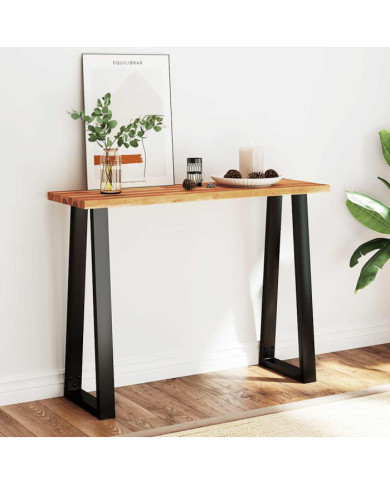 Table console à live edge 110x35x80 cm bois d'acacia solide | Mobilier & Déco