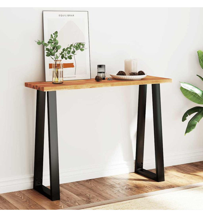 Table console à live edge 110x35x80 cm bois d'acacia solide | Mobilier & Déco
