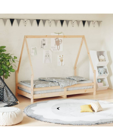 Cadre de lit pour enfant 80x160 cm bois de pin massif | Mobilier & Déco