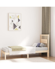 Cadre de lit sans matelas bois massif | Mobilier & Déco