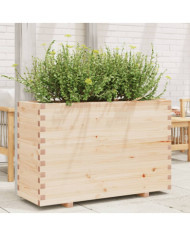 Jardinière 110x40x72 cm bois de pin massif | Mobilier & Déco
