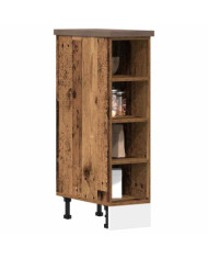 Armoire de plancher "Riga" vieux bois 20x44,5x81,5cm | Mobilier & Déco