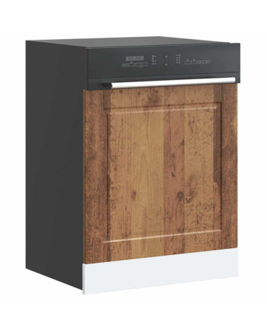 Panneau de lave-vaisselle Porto vieux bois 60x1,5x67 cm | Mobilier & Déco