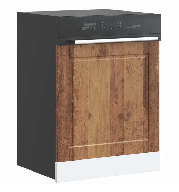 Panneau de lave-vaisselle Porto vieux bois 60x1,5x67 cm | Mobilier & Déco