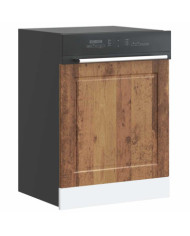 Panneau de lave-vaisselle Porto vieux bois 60x1,5x67 cm | Mobilier & Déco
