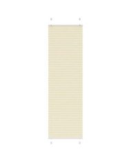 Store plissé crème 65x200 cm largeur du tissu 64,4 cm polyester | Mobilier & Déco