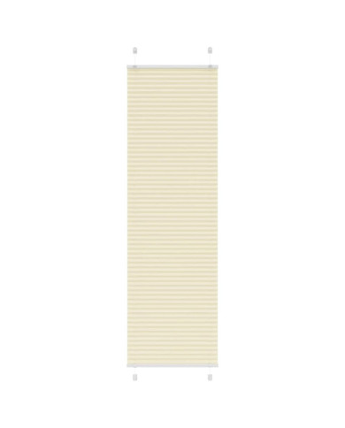 Store plissé crème 55x200 cm largeur du tissu 54,4 cm polyester | Mobilier & Déco