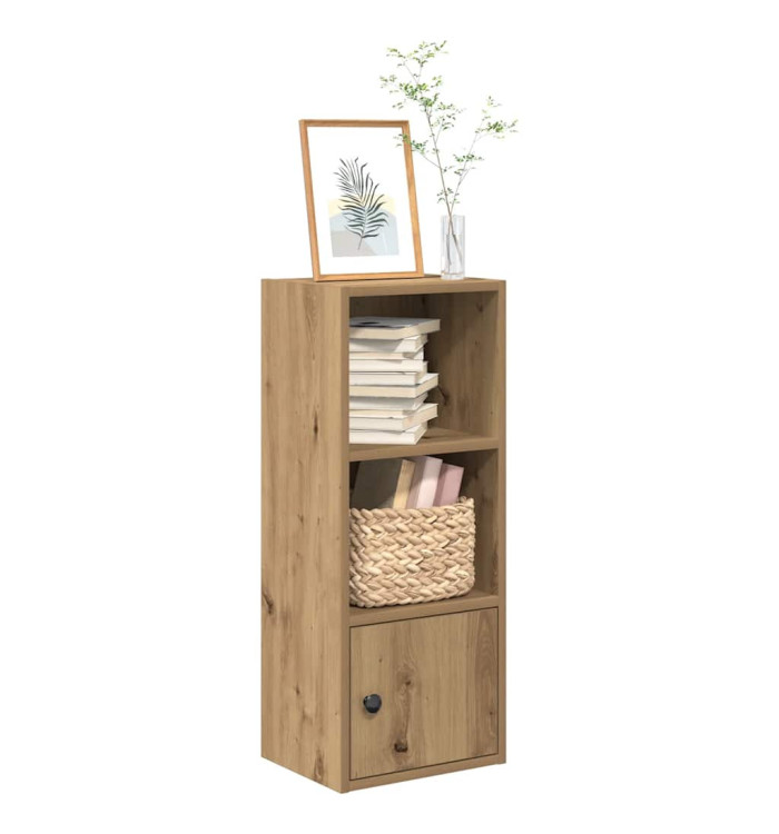 Bibliothèque chêne artisanal 31x24x77 cm bois d'ingénierie | Mobilier & Déco