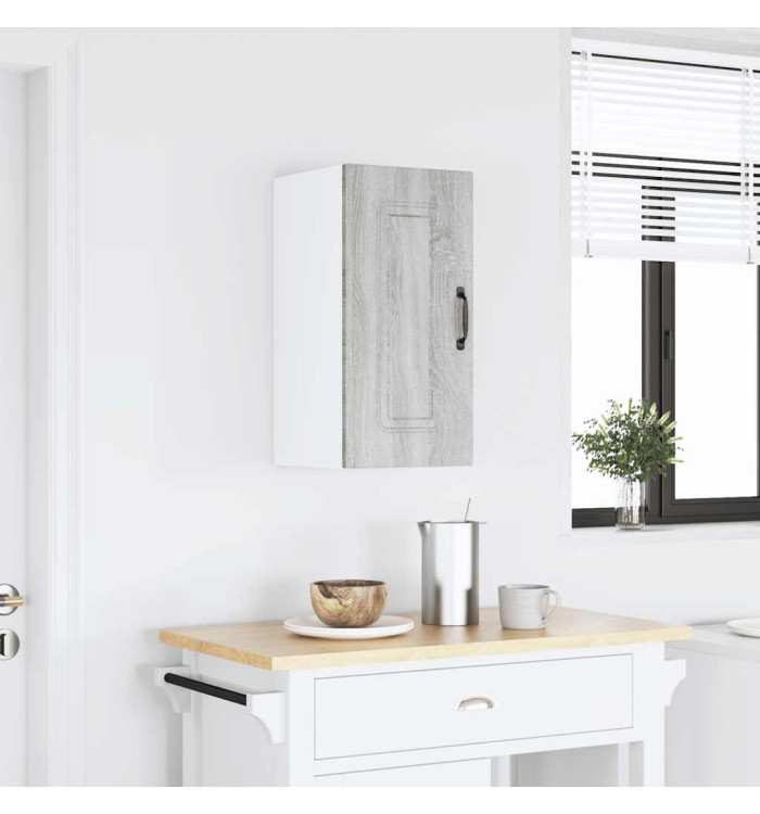 Armoire murale de cuisine Kalmar sonoma gris bois d'ingénierie | Mobilier & Déco