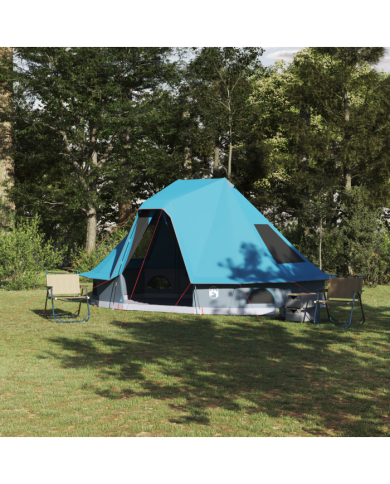 Tente Familiale Tipi Bleue 6-Personnes Étanche | Mobilier & Déco