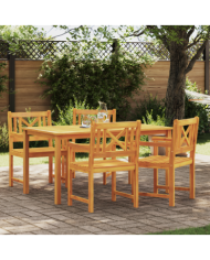 Chaises de jardin 4 pcs 56x55.5x90 cm Bois Massif d'Acacia | Mobilier & Déco