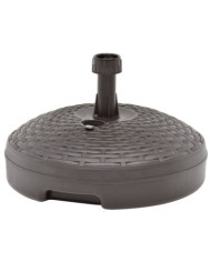 Socle de parasol rempli de sable/d'eau 20 L Plastique rotin | Mobilier & Déco