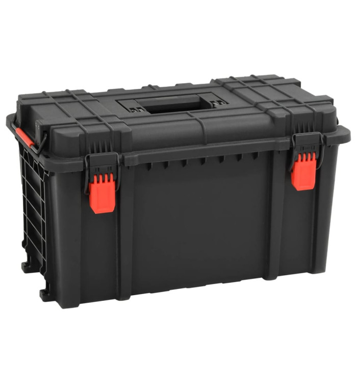 Valise de vol portable noir 57x35x32,5 cm PP | Mobilier & Déco