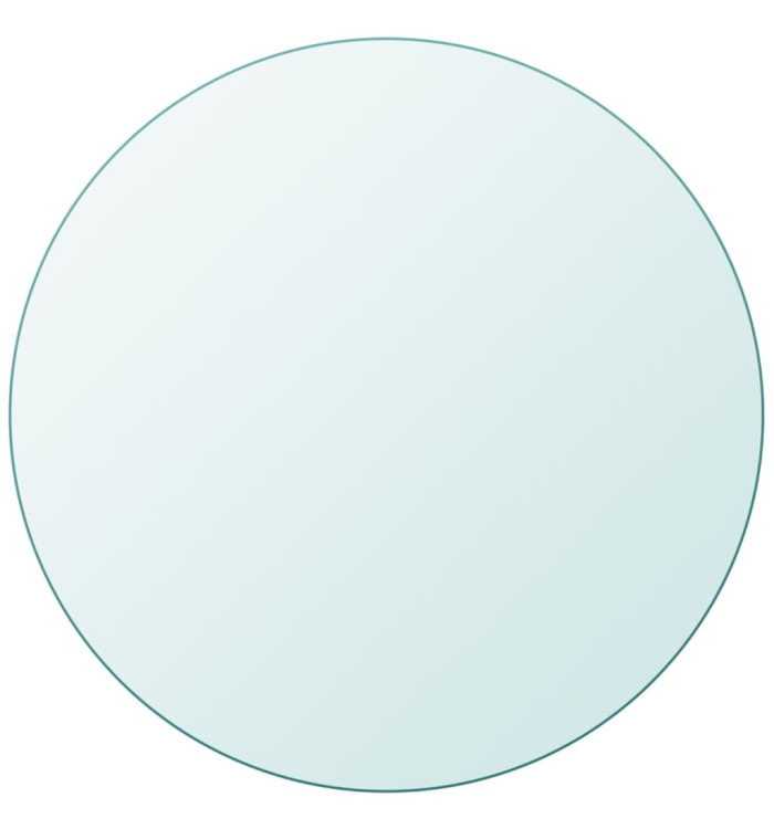 Dessus de table ronde en verre trempé 400 mm | Mobilier & Déco