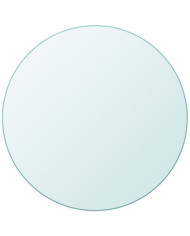 Dessus de table ronde en verre trempé 400 mm | Mobilier & Déco
