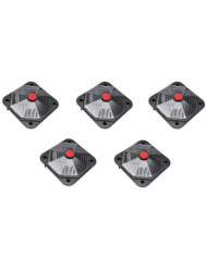 Lot de 5 chauffages solaires pour piscine 735 W | Mobilier & Déco