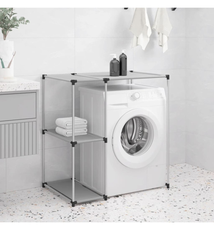 Support de rangement sur la machine à laver Gris 87x55x90,5 cm | Mobilier & Déco