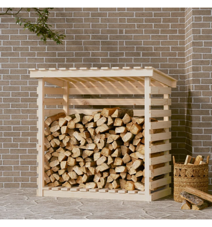 Support pour bois de chauffage 108x73x108 cm Bois de pin | Mobilier & Déco