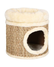 Maison pour chat avec coussin de luxe 33 cm Herbiers marins | Mobilier & Déco