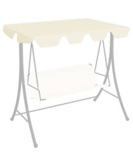 Toit de rechange de balançoire crème 188/168x145/110 cm | Mobilier & Déco
