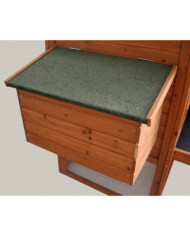 @Pet Boîte à œufs pour poulailler 62x38x41 cm Bois Marron | Mobilier & Déco