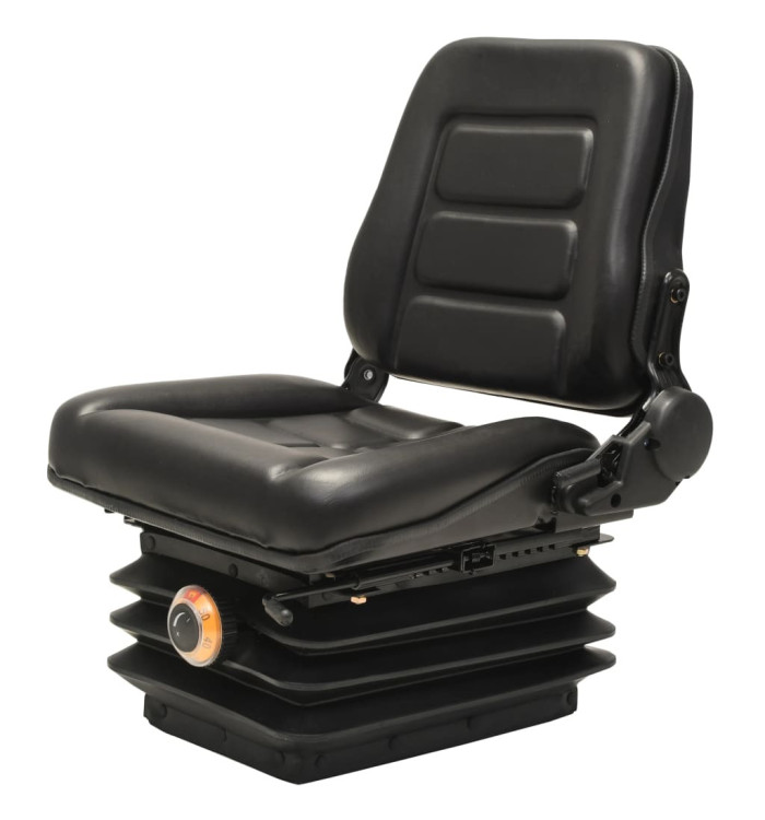 Siège de tracteur avec suspension et dossier réglable | Mobilier & Déco