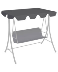 Toit rechange balançoire anthracite 188/168x145/110 cm | Mobilier & Déco