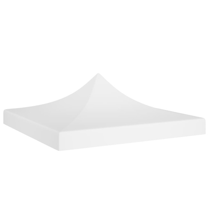 Toit de tente de réception 2x2 m Blanc 270 g/m² | Mobilier & Déco