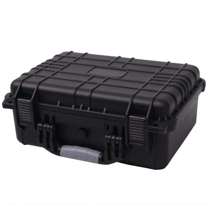 Boîte de protection pour équipement 40,6 x 33 x 17,4 cm noir | Mobilier & Déco