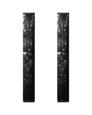 Housses de parasol avec fermeture éclair 2 pcs PE 200 cm | Mobilier & Déco