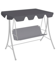 Toit rechange balançoire anthracite 150/130x105/70 cm | Mobilier & Déco