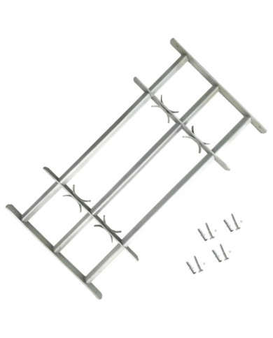 Grille réglable de sécurité de fenêtres et 3 barres 1000-1500mm | Mobilier & Déco