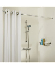 Sealskin Tringle de rideau de douche télescopique 125-220 cm chrome | Mobilier & Déco