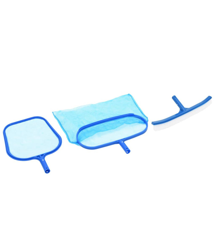 Kit d'entretien de piscine 3 pcs | Mobilier & Déco