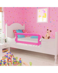Barrière de lit de sécurité pour tout-petits 2pcs Rose 102x42cm | Mobilier & Déco