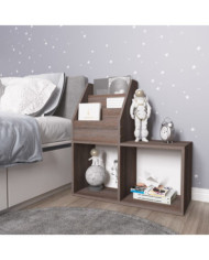 Porte-revue pour enfants Gris et chêne sonoma Bois d’ingénierie | Mobilier & Déco