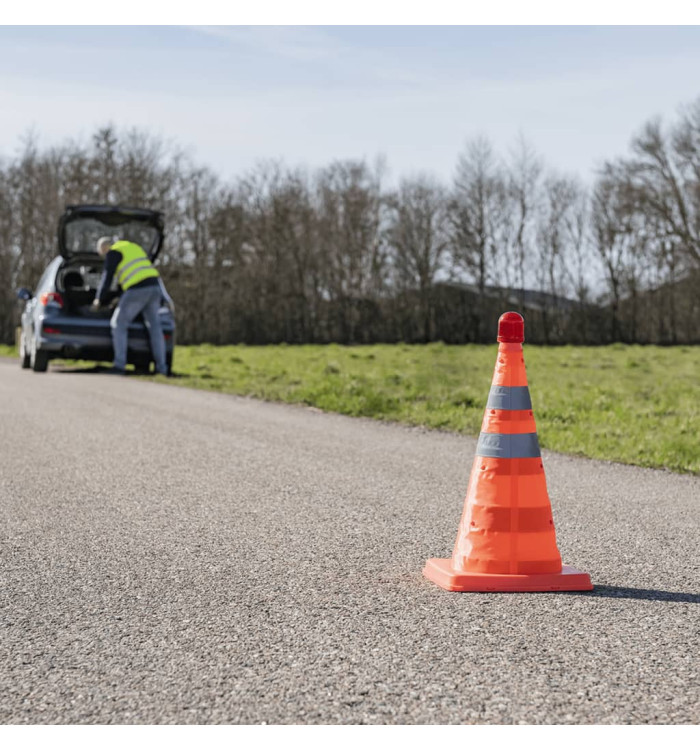 Cône de signalisation pliable ProPlus | Mobilier & Déco