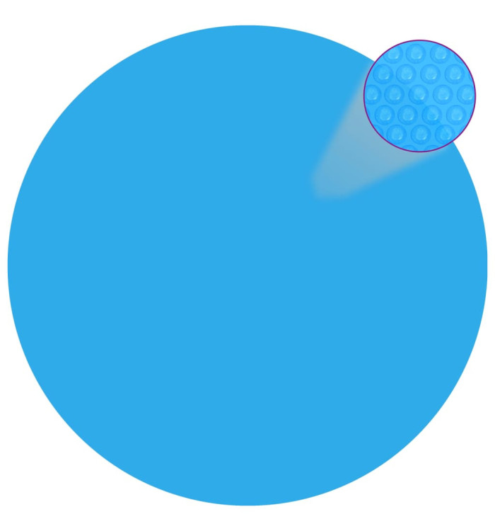 Couverture de piscine ronde 549 cm PE Bleu | Mobilier & Déco