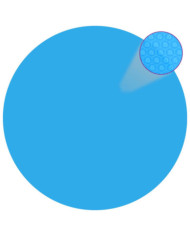Couverture de piscine ronde 549 cm PE Bleu | Mobilier & Déco