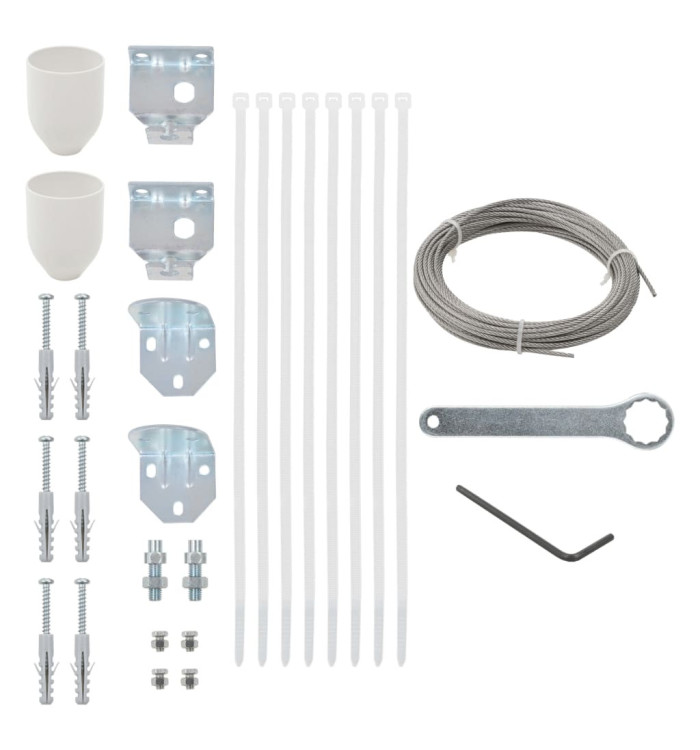 Ensemble d'accessoires pour écran de balcon 29 pcs | Mobilier & Déco