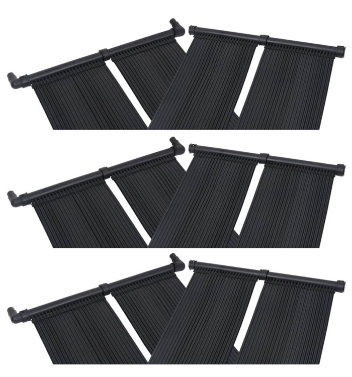 Panneaux solaires de chauffage de piscine 6 pcs 80x310 cm | Mobilier & Déco