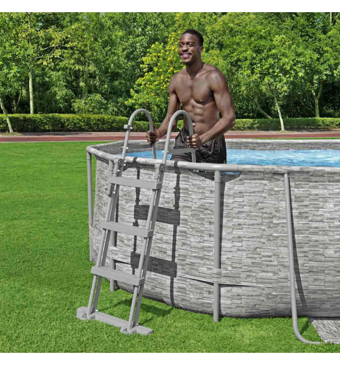 Bestway Échelle de piscine à 4 marches Flowclear 107 cm | Mobilier & Déco
