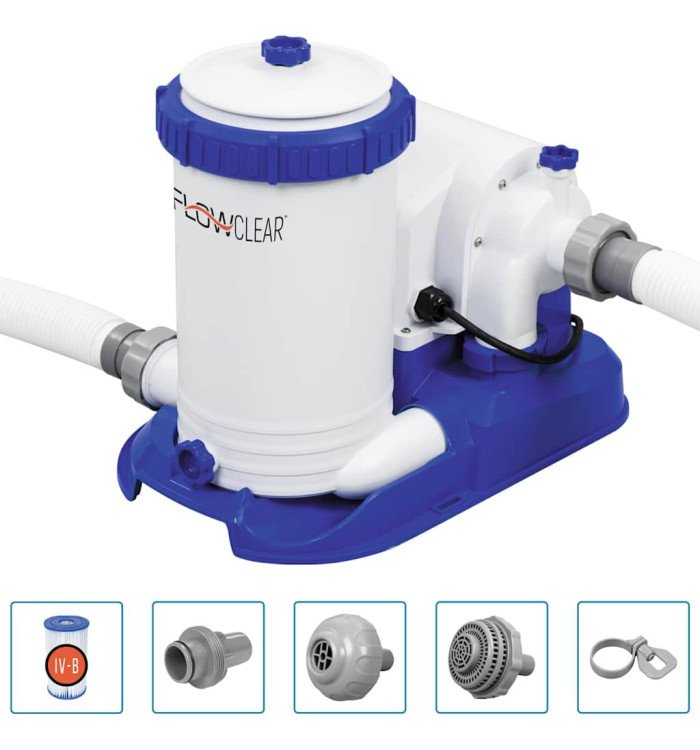 Bestway Pompe de filtration de piscine Flowclear 9463 L/h | Mobilier & Déco