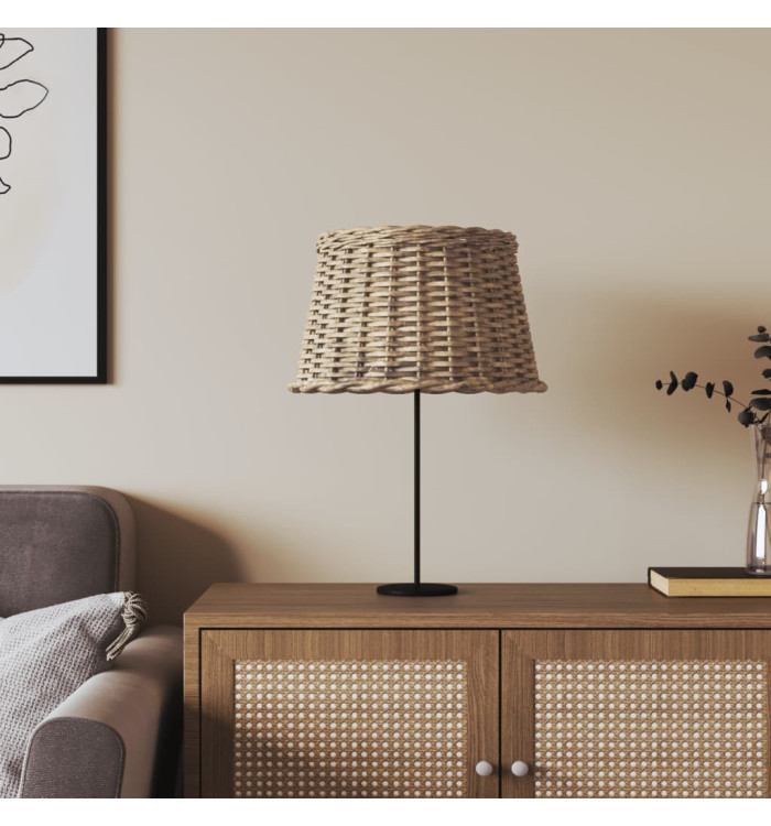 Abat-jour marron Ø45x28 cm osier | Mobilier & Déco