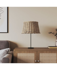 Abat-jour marron Ø45x28 cm osier | Mobilier & Déco