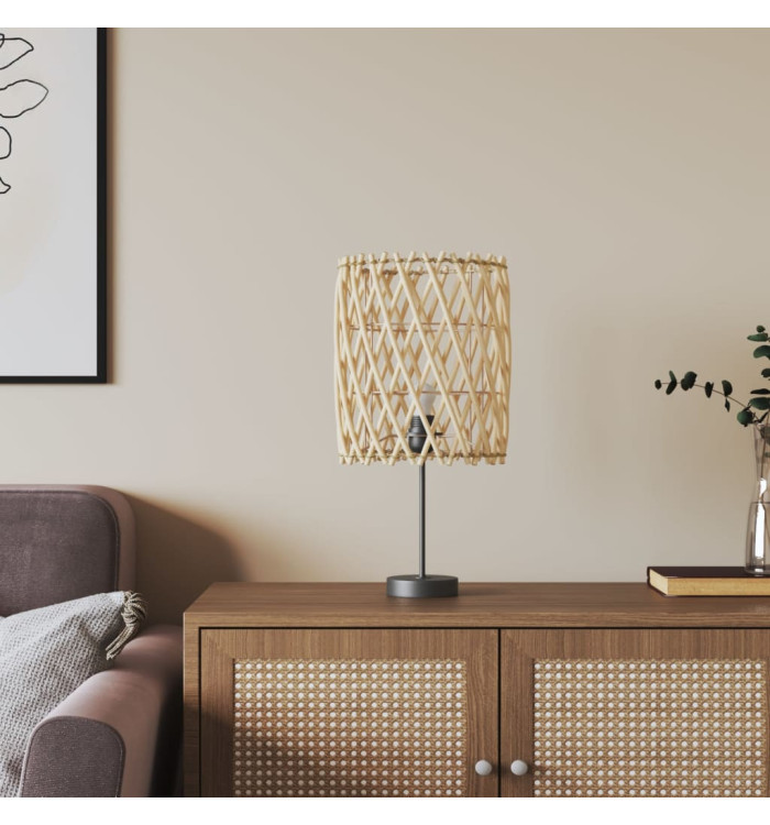 Abat-jour Ø23x28 cm osier | Mobilier & Déco