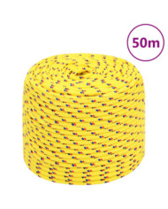 Corde de bateau Jaune 8 mm 50 m Polypropylène | Mobilier & Déco